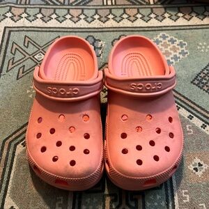 Pink Crocs
